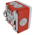 BLM - Boite OPTIBOX ROUGE 100x100x52 1/4T+ Patte 960°