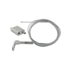 BLM - Kit 2m. filin 2.5mm équerre 90°à oeil +1 verrou MM