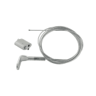 BLM - Kit 3m. filin 1.5mm équerre 90°à oeil +1 verrou PM
