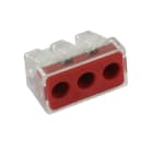 BLM - Boîte de conn. 3 entrées rouge 6mm²