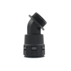 BLM - Rac. 45° polyamide noir NYLOFIX N°12-ISO16