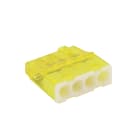 BLM - Borne Mini Connex 4 entrées jaune 0,5 à 2,5 mm² vrac