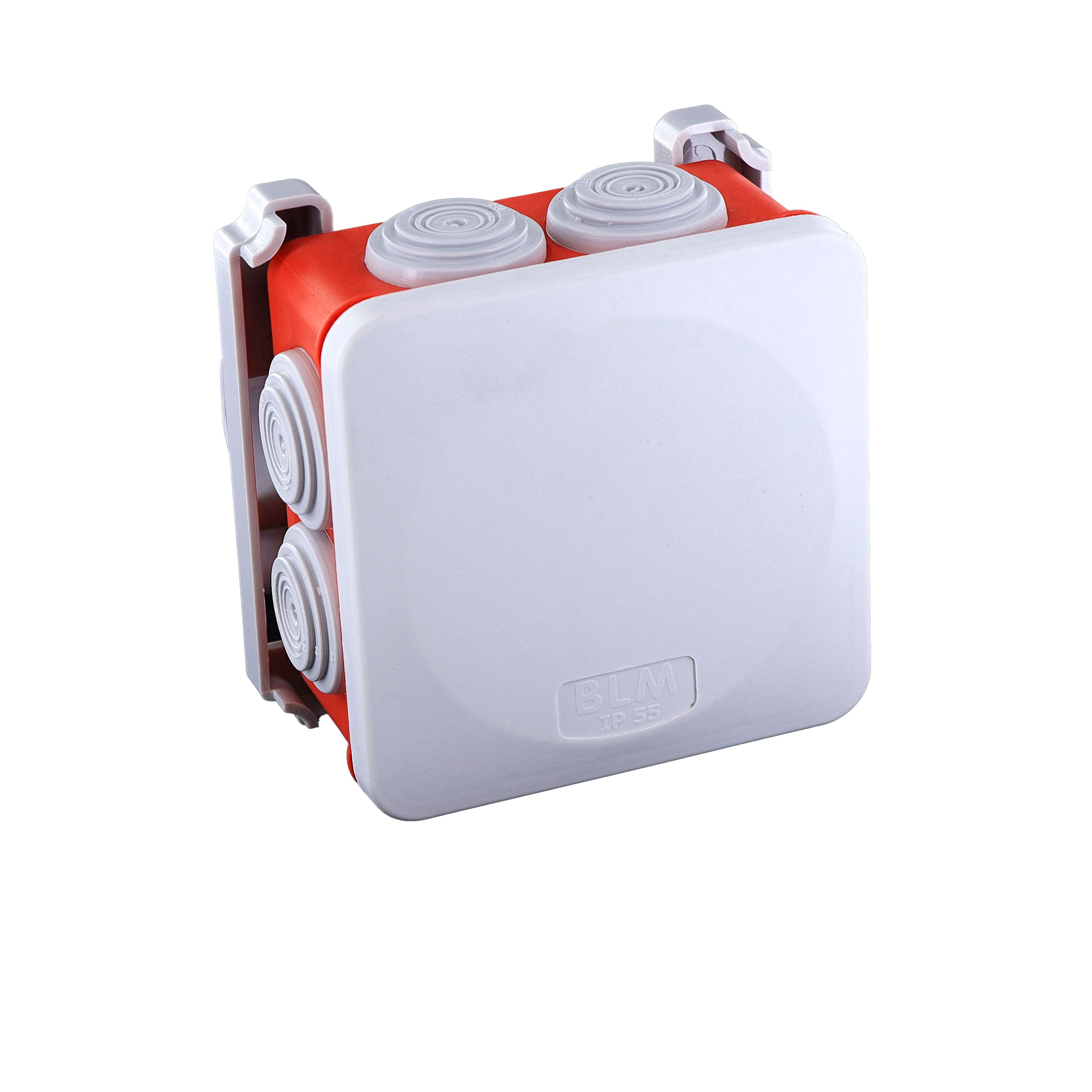 BLM - Boite OPTIBOX ROUGE 960°80x80x42 + Patte