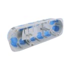 BLM - Boîte d'encastrement No Air 3 Postes Entraxe 71 Diamètre 67 mm Profondeur 40