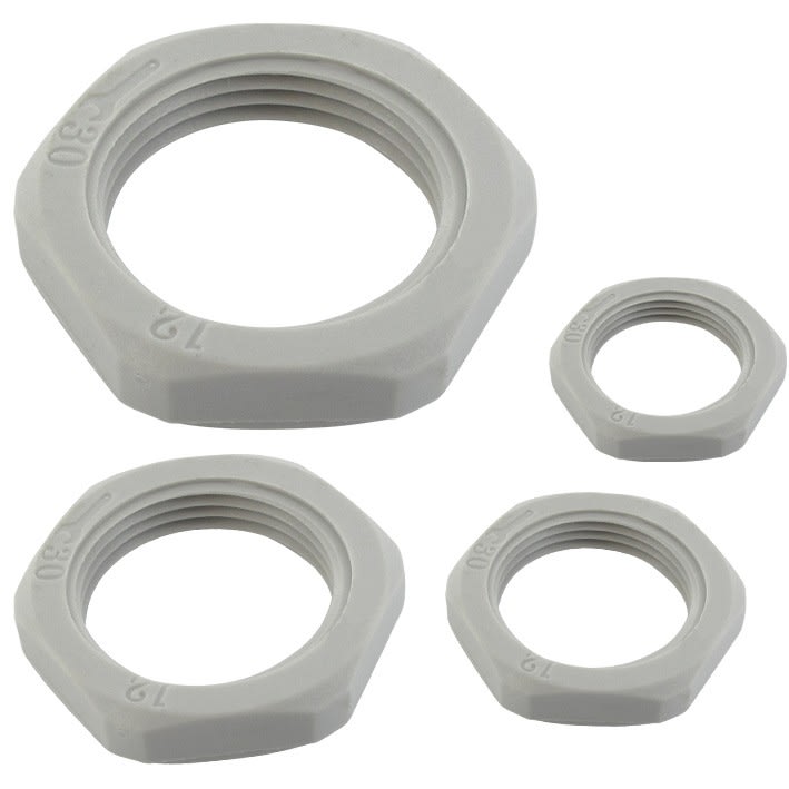 BLM - Ecrou polyamide gris Pg11