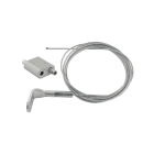 BLM - Kit 8m. filin 2.5mm équerre 90°à oeil +1 verrou MM