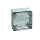 Spelsberg - TG ABS 88-6-to*Boite vide faces lisses-ABS gris+couv. transparent-84x82x55 mm