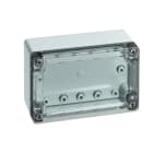 Spelsberg - TG ABS 1208-6-to *Boite faces lisses-ABS gris+couv. transparent-122x82x55 mm