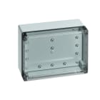 Spelsberg - TG ABS 2015-9-to*Boite faces lisses-ABS gris+couv. transparent-202x152x90 mm