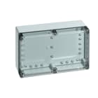 Spelsberg - TG ABS 2516-9-to*Boite faces lisses-ABS gris+couv. transparent-252x162x90 mm