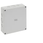 Spelsberg - TK PS 1818-6f-m*Bte.+estampages-Polystyrène gris-182x180x63 mm