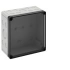 Spelsberg - TK PS 1818-9-tm*Bte.+estampages-Polystyrène gris+couv.transp.-182x180x90 mm