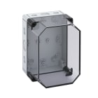 Spelsberg - TK PS 1813-13f-tm*Bte.+estampages-Polystyrène gris+couv.transp.-180x130x137 mm
