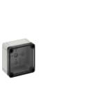 Spelsberg - TK PS 97-6-to*Boitier faces lisses-Polystyrène gris+couv.transparent-94x94x57mm