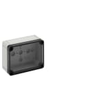 Spelsberg - TK PS 1309-6-to*Bte.faces lisses-Polystyrène gris+couv.transparent-130x94x57mm