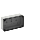 Spelsberg - TK PS 1809-6-to*Bte.faces lisses-Polystyrène gris+couv.transparent-180x94x57mm