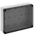 Spelsberg - TK PS 2518-6f-to*Bte.faces lisses-Polystyrène gris+couv.transp.-254x180x63 mm