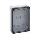 Spelsberg - TK PS 1813-6f-to*Bte.faces lisses-Polystyrène gris+couv.transp.-180x130x63 mm