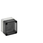 Spelsberg - TK PS 99-8-to*Boitier faces lisses-Polystyrène gris+couv.transparent-94x94x81mm