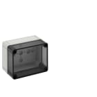 Spelsberg - TK PS 1309-8-to*Bte.faces lisses-Polystyrène gris+couv.transparent-130x94x81mm