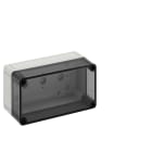 Spelsberg - TK PS 1809-8-to*Bte.faces lisses-Polystyrène gris+couv.transparent-180x94x81mm