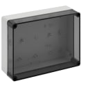 Spelsberg - TK PS 2518-8f-to*Bte.faces lisses-Polystyrène gris+couv.transp.-254x180x84 mm