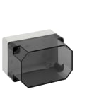 Spelsberg - TK PS 1811-13f-to*Bte.faces lisses-Polystyrène gris+couv.transp.-180x110x137 mm