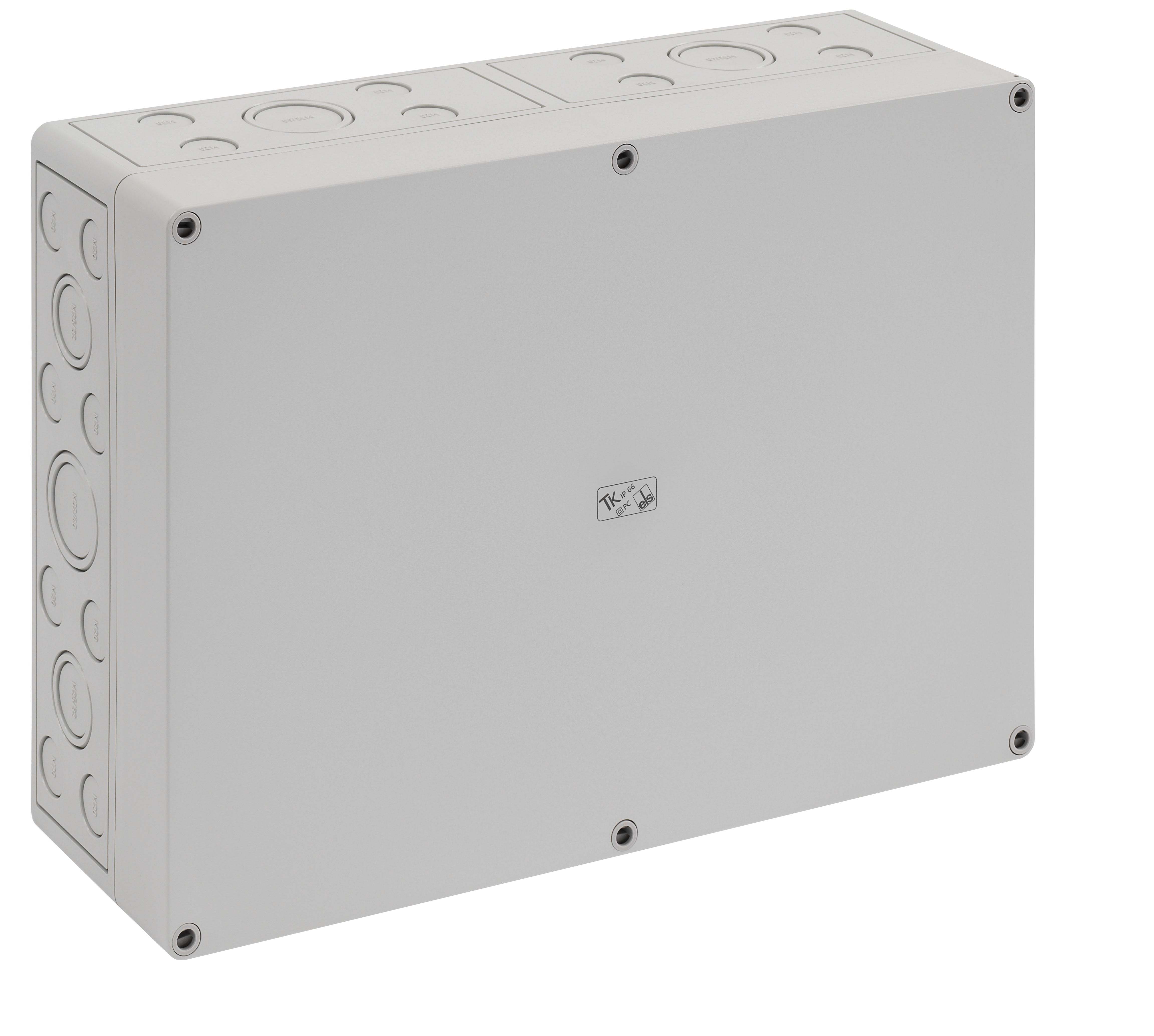 Spelsberg - TK PC 3625-11-m*Boite vide+estampages-Polycarbonate gris-361x254x111 mm