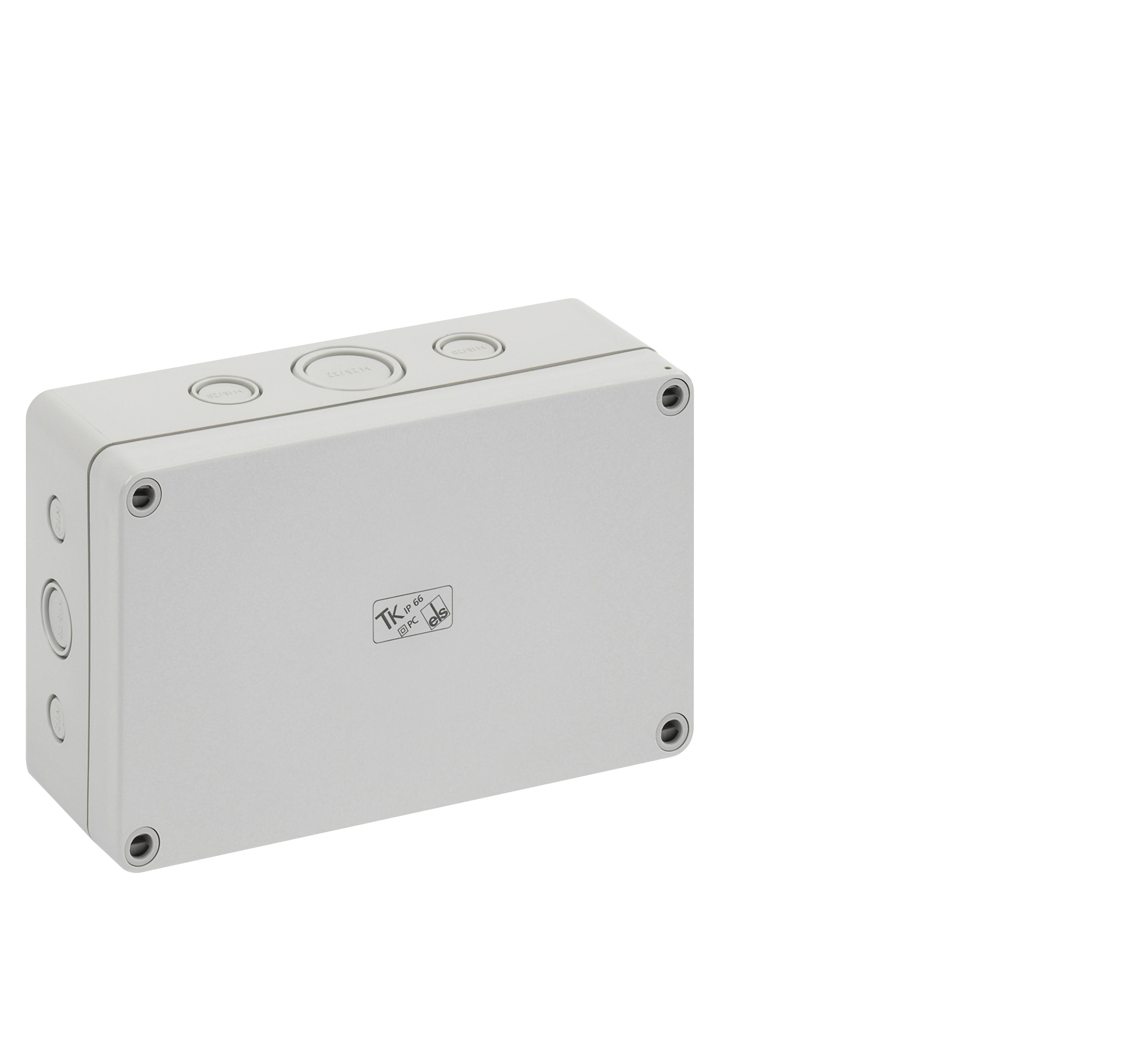 Spelsberg - TK PC 1811-6f-m*Boite vide+estampages-Polycarbonate gris-180x110x63 mm