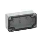 Spelsberg - TK PC 1005-4-to*Boite faces lisses-Polycarbonate gris+couv.transp.-100x52x37mm