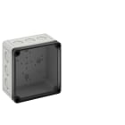 Spelsberg - TK PC 1313-7-tm*Boite+estampages-Polycarbonate gris+couv.transp.-130x130x75mm