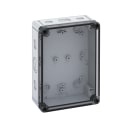 Spelsberg - TK PC 1813-6f-tm*Boite+estampages-Polycarb. gris+couv.transp.-180x130x63 mm