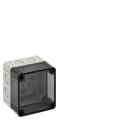 Spelsberg - TK PC 99-8-tm*Boite+estampages-Polycarbonate gris+couv.transparent-94x94x81mm