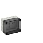 Spelsberg - TK PC 1309-8-tm*Boite+estampages-Polycarbonate gris+couv.transp.-130x94x81mm