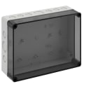 Spelsberg - TK PC 2518-8f-tm*Boite+estampages-Polycarb. gris+couv.transp.-254x180x84 mm