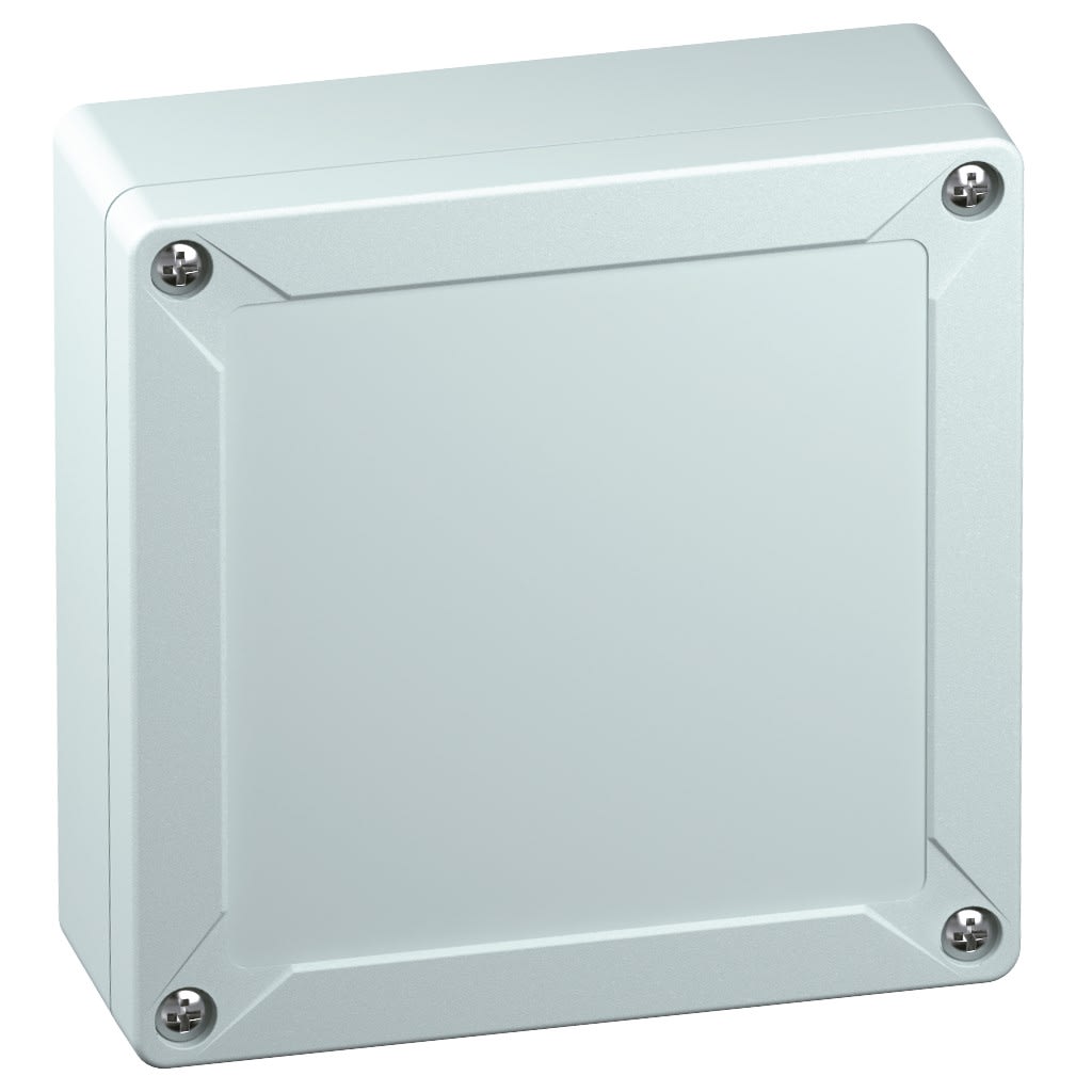 Spelsberg - TG PC 1212-6-o*Boite vide faces lisses-Polycarbonate gris-124x122x55 mm