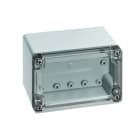 Spelsberg - TG PC 1208-9-to*Boite faces lisses-Polycarb. gris+couv. Transp.-122x82x85 mm