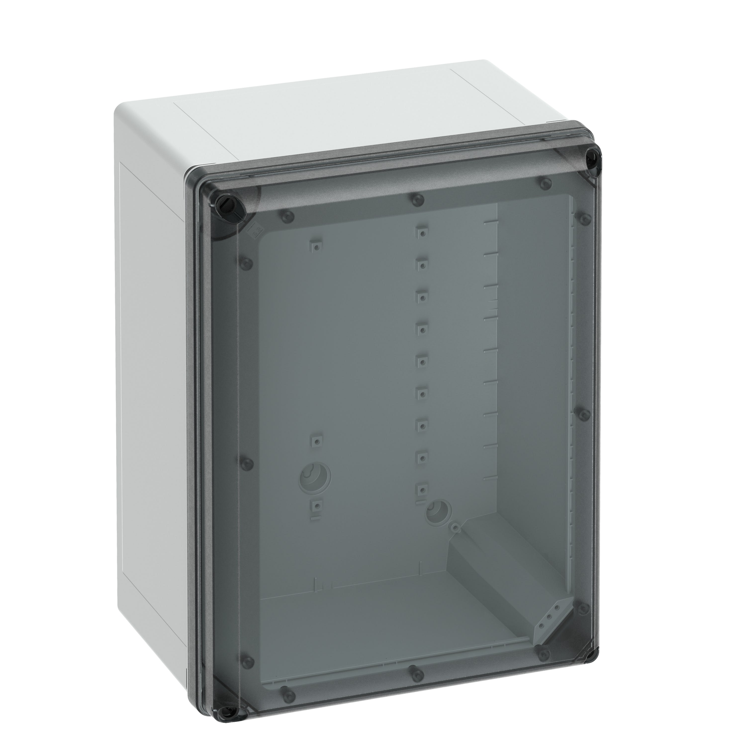 Spelsberg - GEOS-L 3060-22-to*Boitier Outdoor-Polycarb.gris+couv.transparent-300x400x226 mm