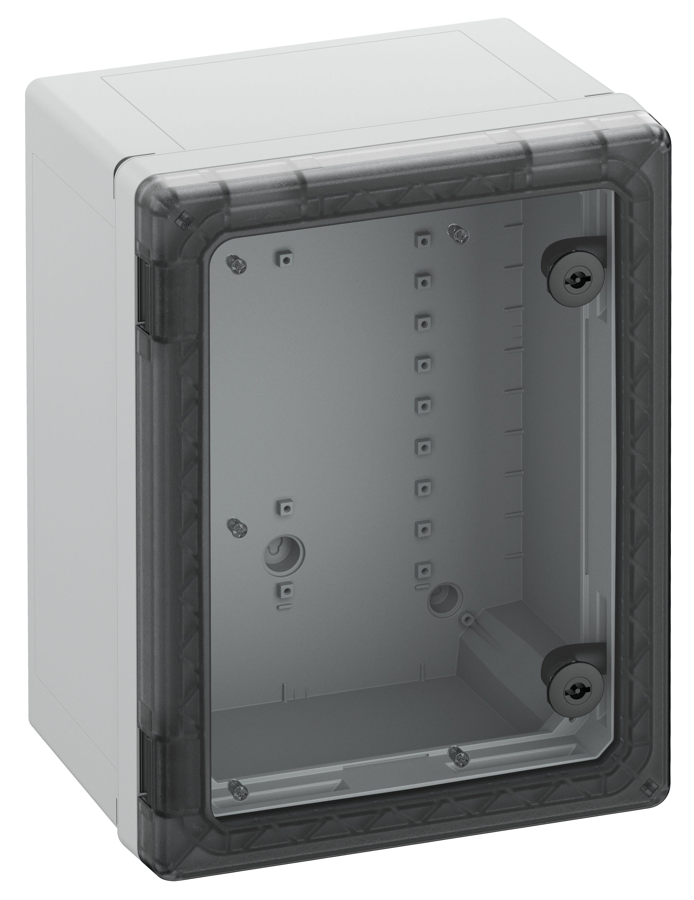 Spelsberg - GEOS-S 3060-22-to*Armoire outdoor-Polycarb.gris+couv.transparent-300x400x226 mm