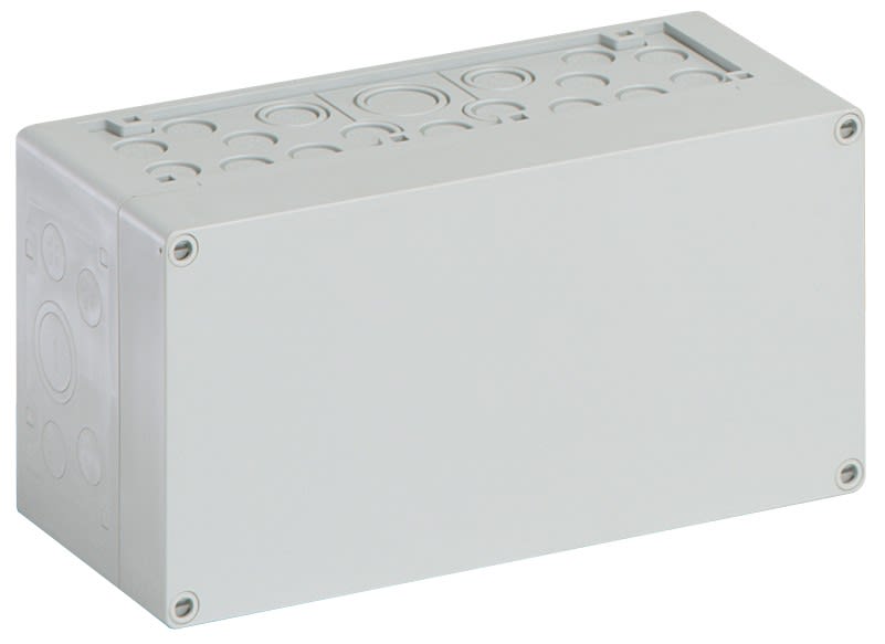 Spelsberg - AKL 1-g * Boite vide avec estampages-Polystyrol gris-300x150x132 mm