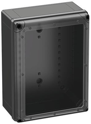 Spelsberg - GEOS-L 3060-18-to/sw*Boitier Outdoor-Polycarb.noir+couv.transp.-300x400x180 mm