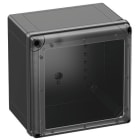 Spelsberg - GEOS-L 3030-22-to/sw*Boitier Outdoor-Polycarb.noir+couv.transp-300x300x226 mm