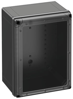 Spelsberg - GEOS-L 3060-22-to/sw*Boitier Outdoor-Polycarb.noir+couv.transp.-300x400x226 mm