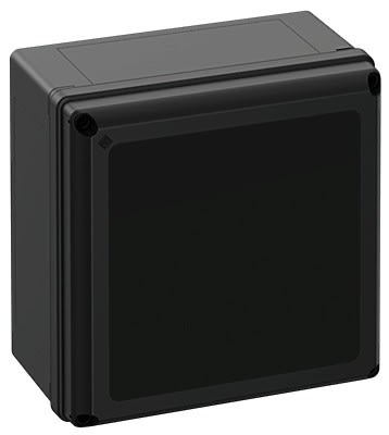 Spelsberg - GEOS-L 3030-18-o/sw*Boitier Outdoor-Polycarb. noir-300x300x180 mm