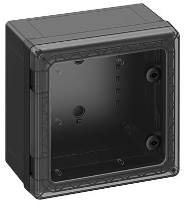 Spelsberg - GEOS-S 3030-18-to/sw*Armoire outdoor-Polycarb.noir+couv.transp.-300x300x180 mm