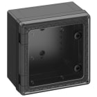 Spelsberg - GEOS-S 3030-18-to/sw*Armoire outdoor-Polycarb.noir+couv.transp.-300x300x180 mm