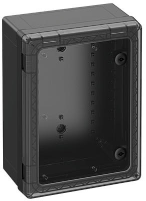 Spelsberg - GEOS-S 3060-18-to/sw*Armoire outdoor-Polycarb.gris+couv.transp.-300x400x180 mm