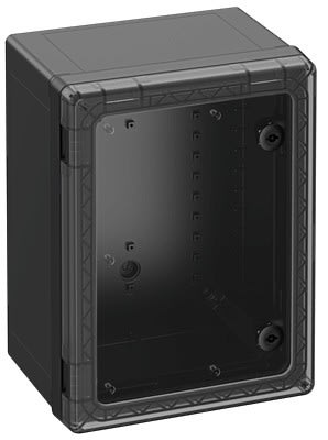 Spelsberg - GEOS-S 3060-22-to/sw*Armoire outdoor-Polycarb.noir+couv.transp.-300x400x226 mm