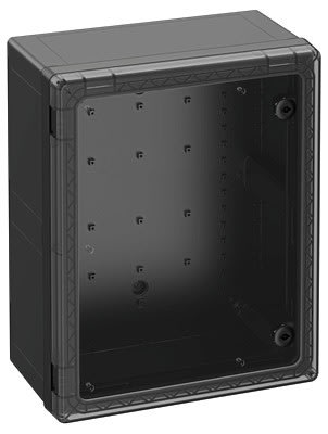 Spelsberg - GEOS-S 4050-22-to/sw*Armoire outdoor-Polycarb.noir+couv.transp.-400x500x220 mm