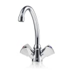 Clage - SNM Mélangeur pour lavabo avec bec orientable tubulaire de 16 cm.
